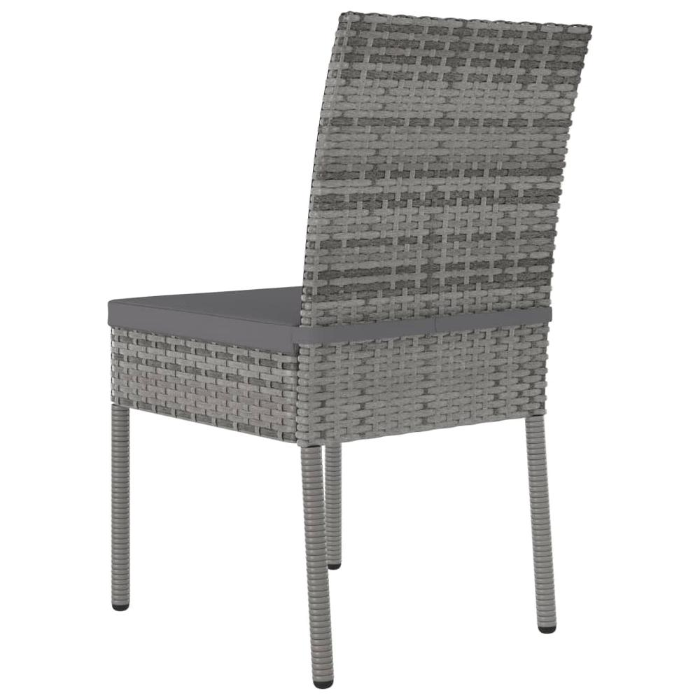 Ava Rattan Gray Dining Chairs