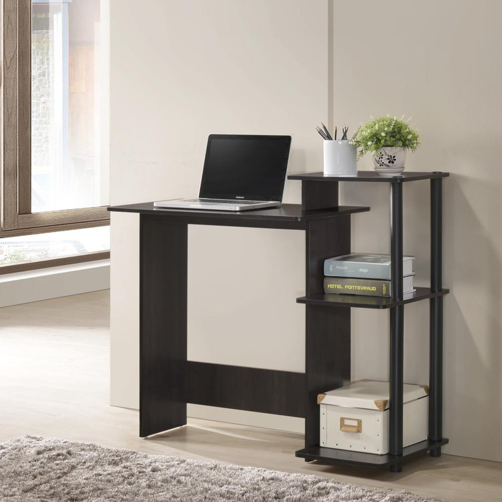 Multi-Purpose Media/Computer Desk - Espresso Woodgrain