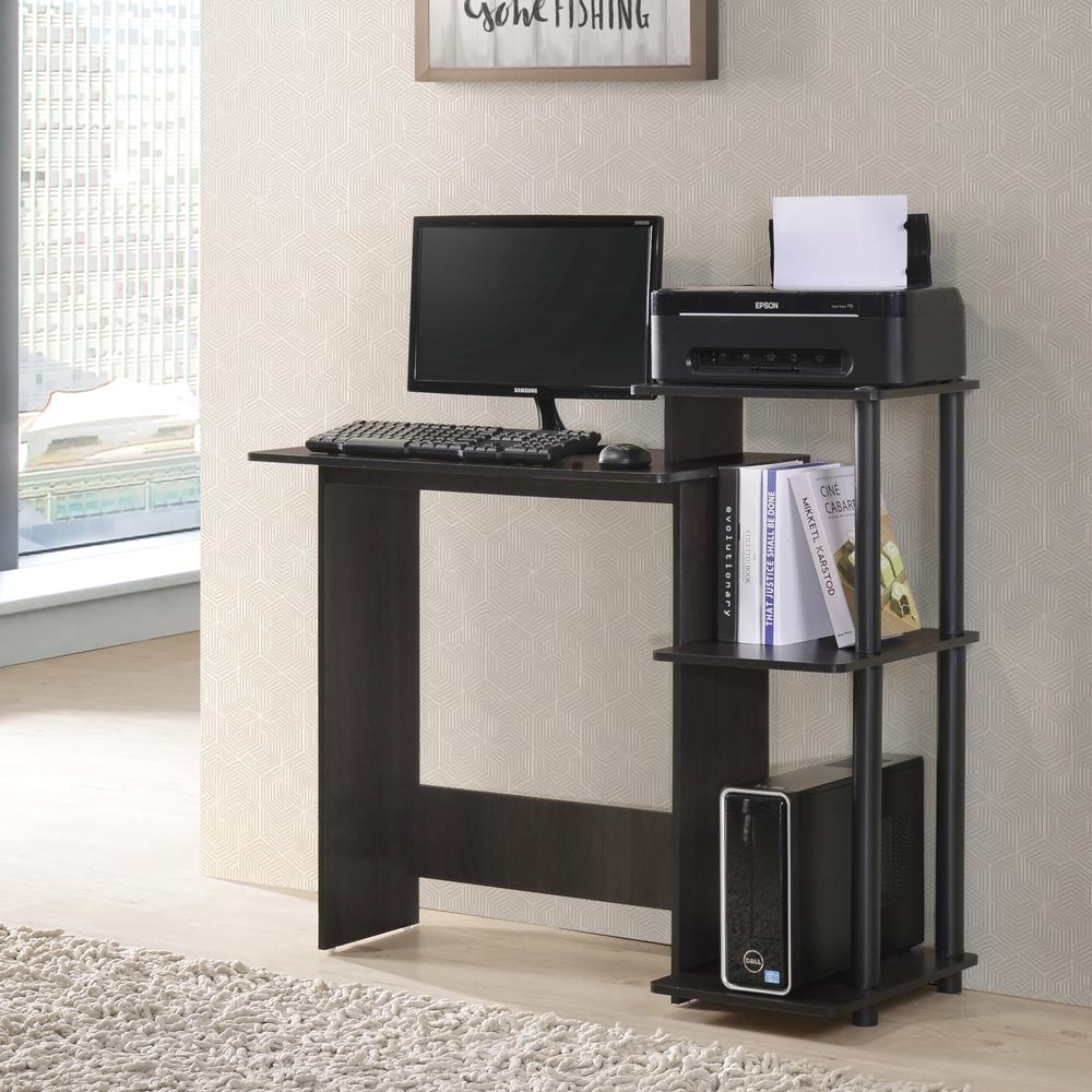 Multi-Purpose Media/Computer Desk - Espresso Woodgrain