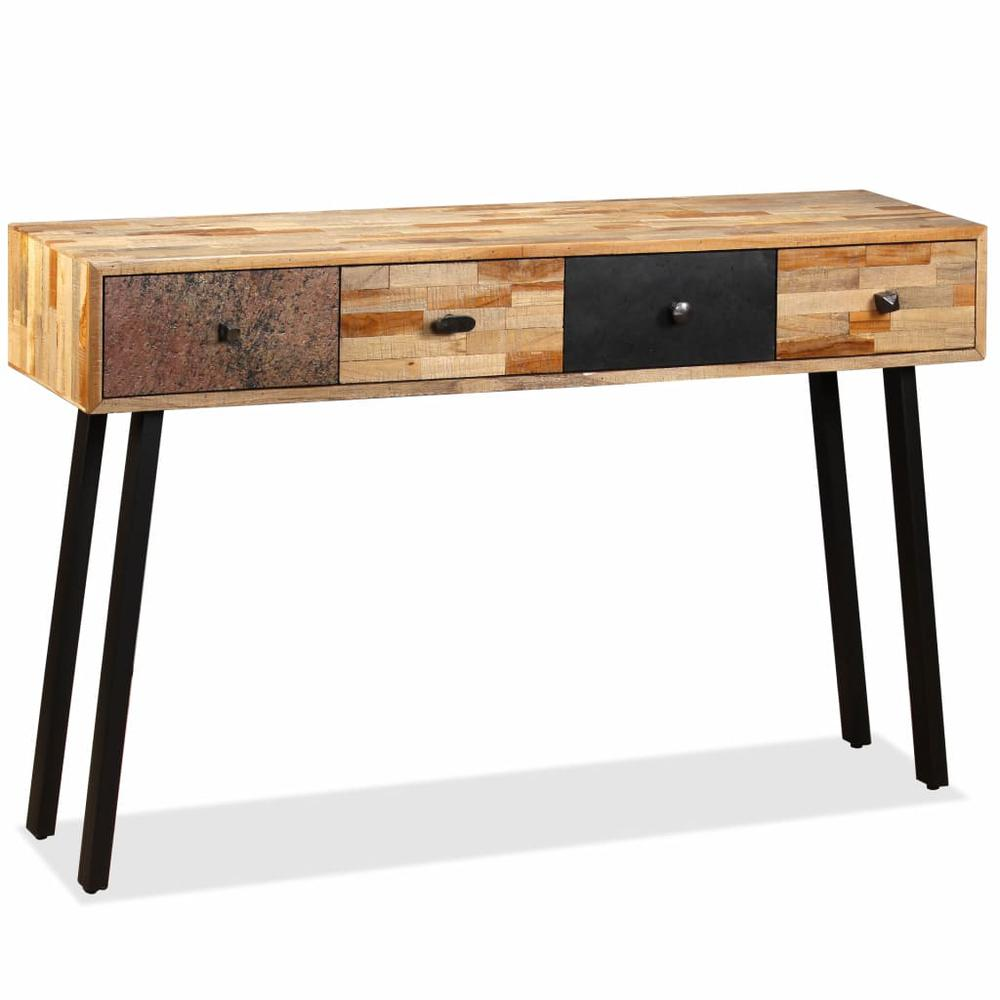 vidaXL Console Table Solid Reclaimed Teak 47.2"x11.8"x29.9", 245403