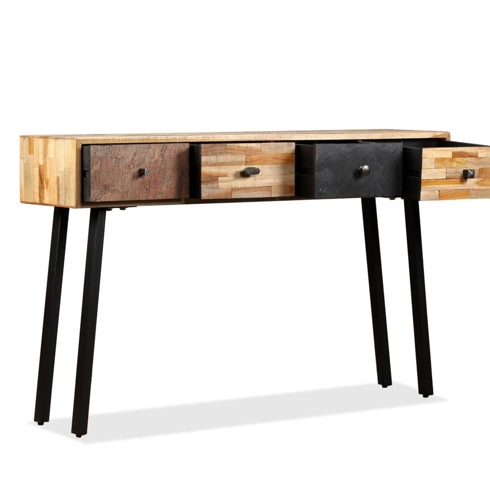vidaXL Console Table Solid Reclaimed Teak 47.2"x11.8"x29.9", 245403