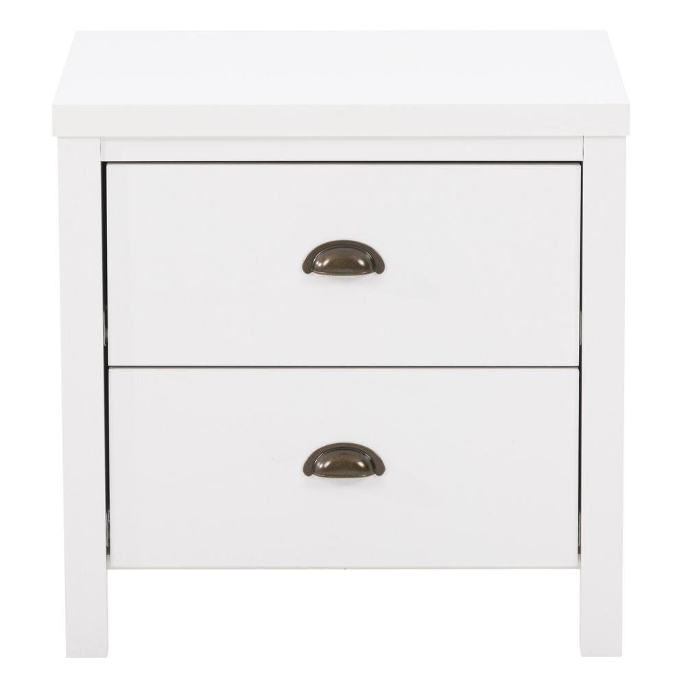 CorLiving Boston Night Stand, White