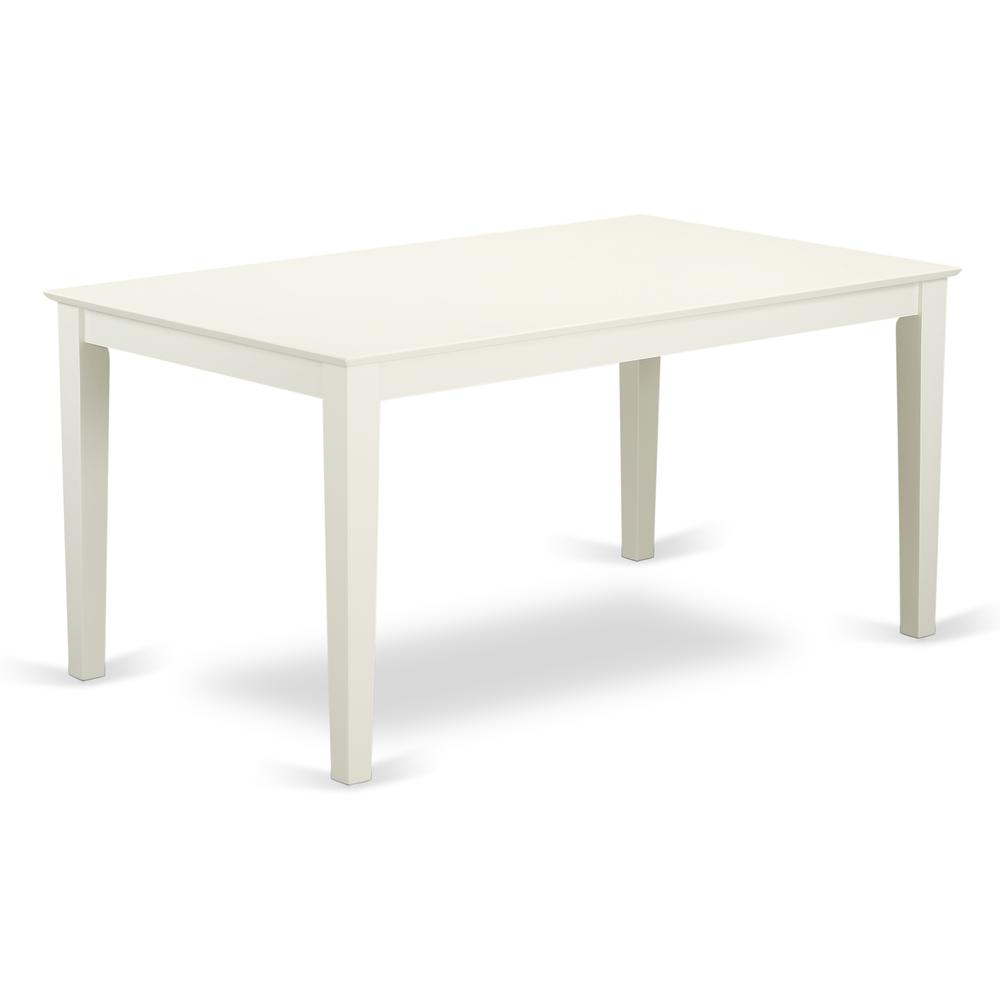 Dining Room Set Linen White, CAEN5-LWH-57