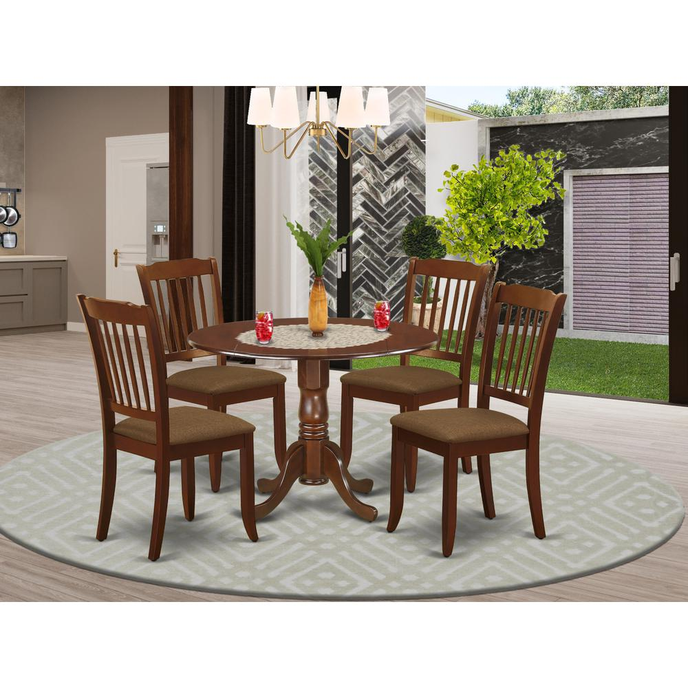 Dining Room Set Mahogany, DLDA5-MAH-C