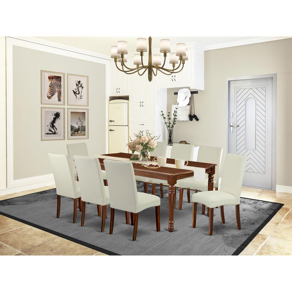 Dining Room Set Mahogany, DODR9-MAH-01