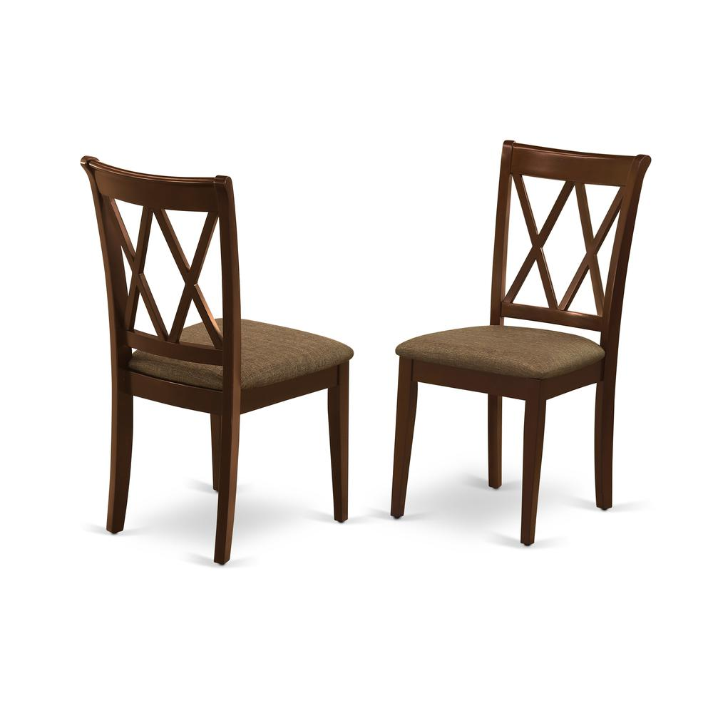 Dining Room Set Mahogany, DUCL5-MAH-C