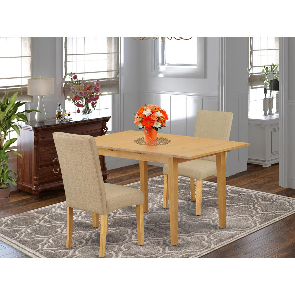 Dining Room Set Oak, NODR3-OAK-16
