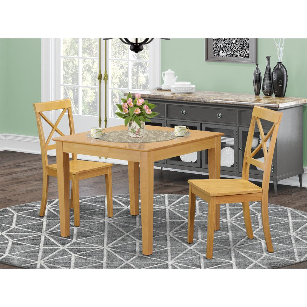 Dining Room Set Oak, OXBO3-OAK-W