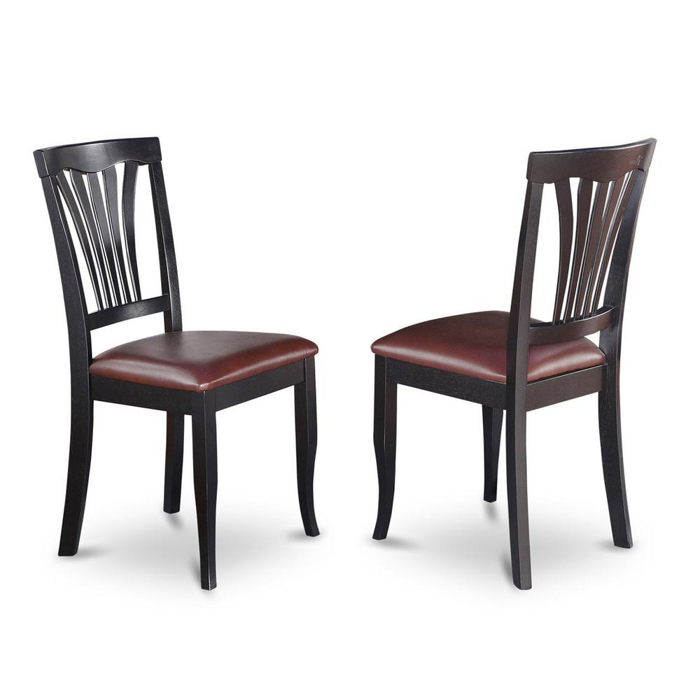 5 PC Dining set-Dining Table with 4 Wood Dining Chairs