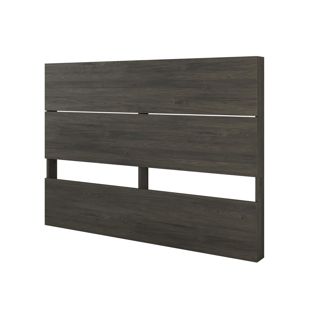 Elephant 3 Piece Full Size Bedroom Set, Bark Grey