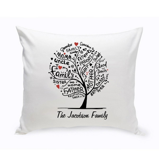 Family Roots Throw Pillow