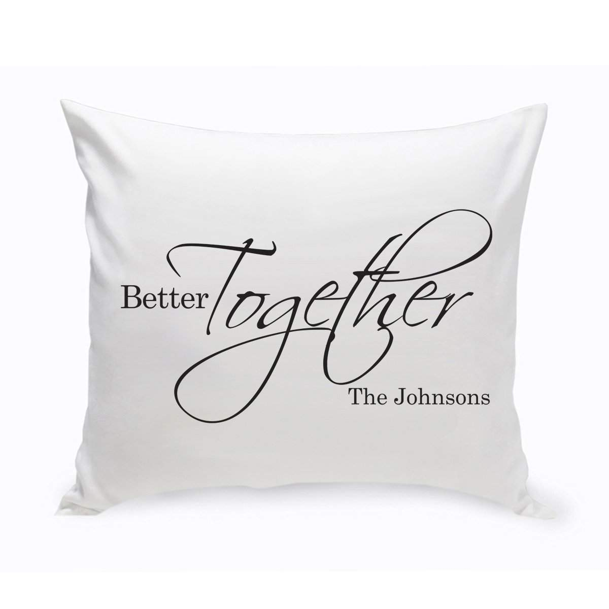 Personalized Better Together Throw Pillow