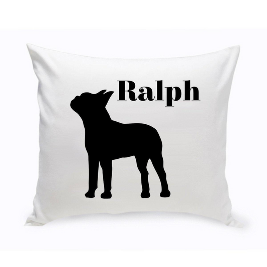 Personalized Dog Throw Pillow