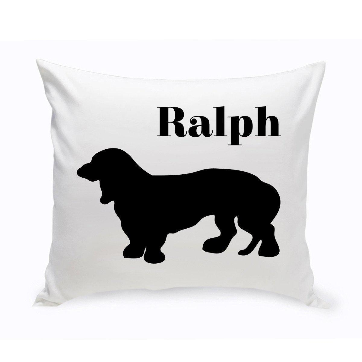 Personalized Dog Throw Pillow