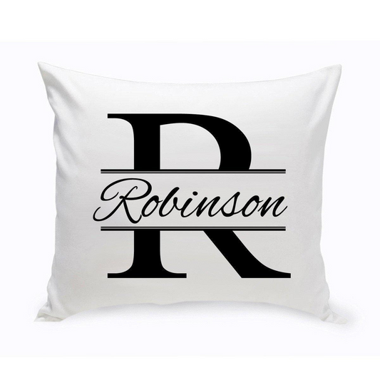 Stamped Design Throw Pillow