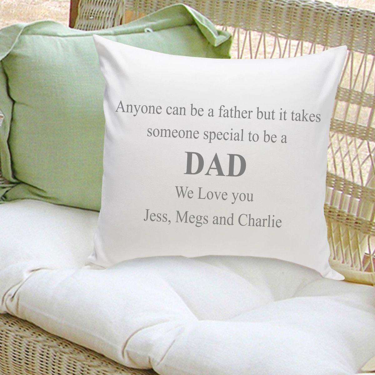 Throw Pillow- Anyone Can Be A Father
