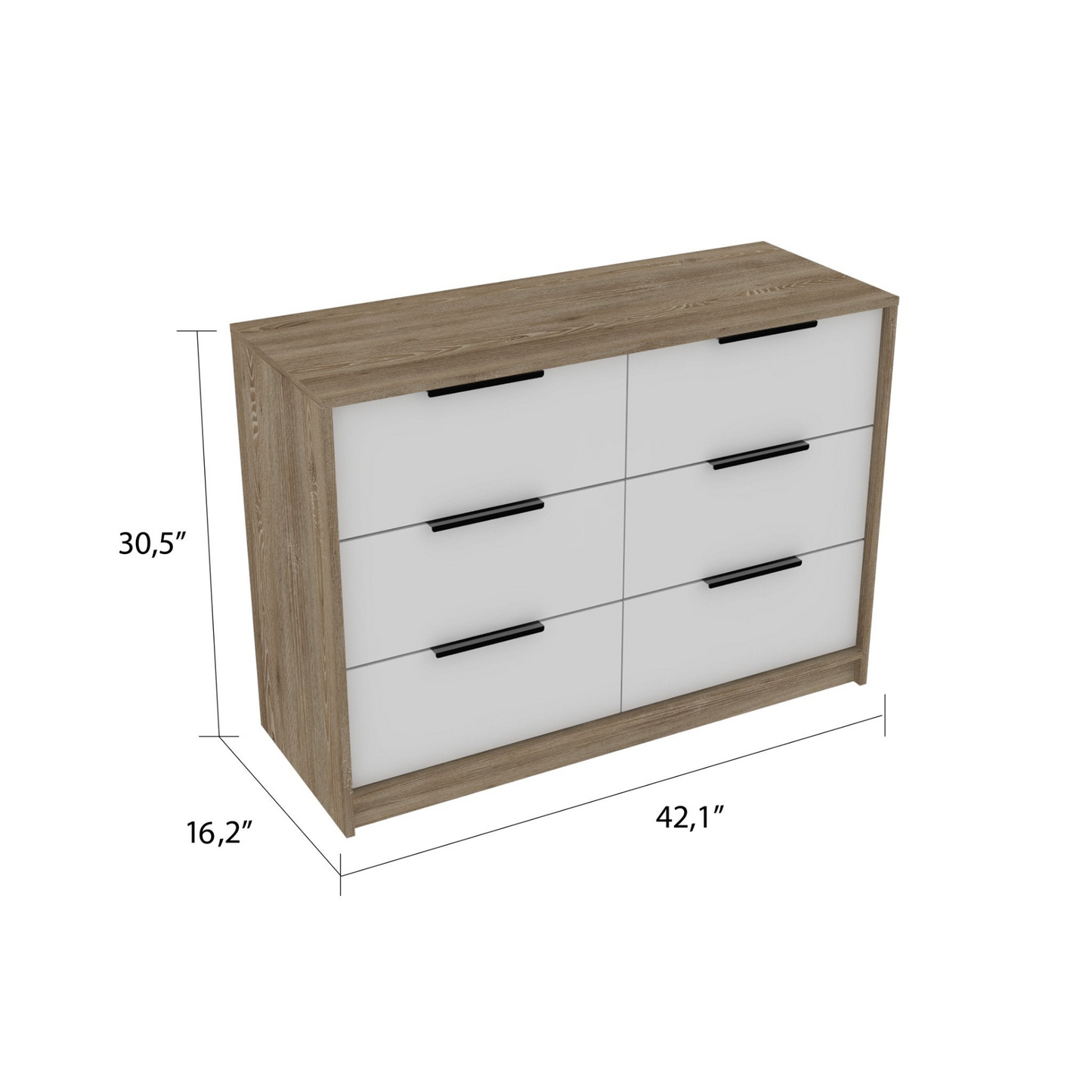 Egeo 4 Drawer Dresser, Vertical Dresser