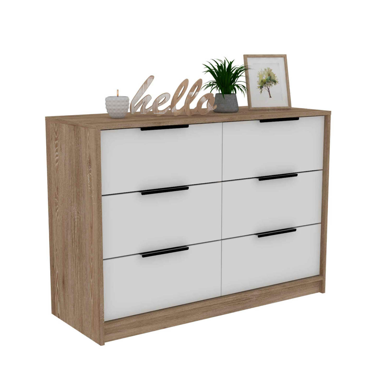 Egeo 4 Drawer Dresser, Vertical Dresser