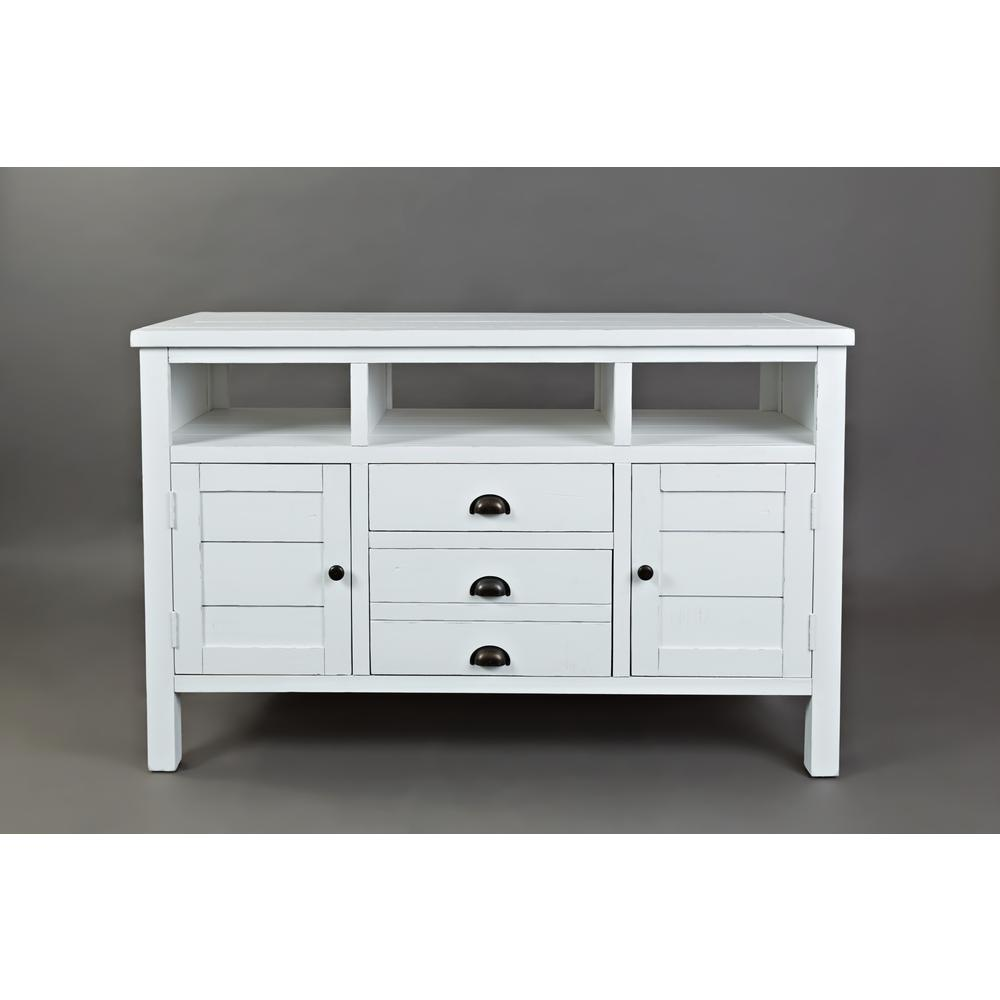 Artisan's Craft 50" Media Console - Weathered White