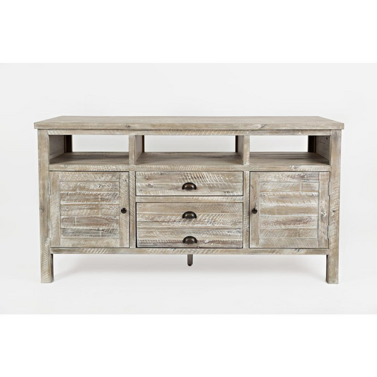 Artisan's Craft 60" Media Console - Washed Grey