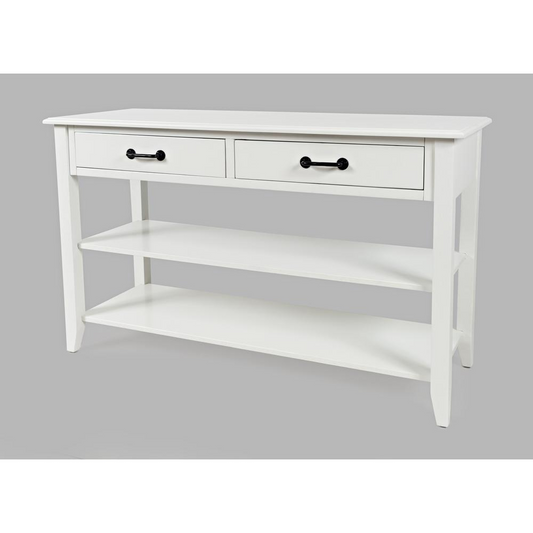 North Fork Acacia 2 Drawer Sofa Table