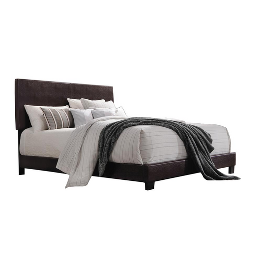 Lien Queen Bed, Espresso PU