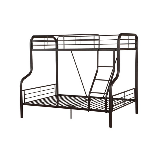 Cairo Twin/Full Bunk Bed, Sandy Black (1Set/2Ctn)