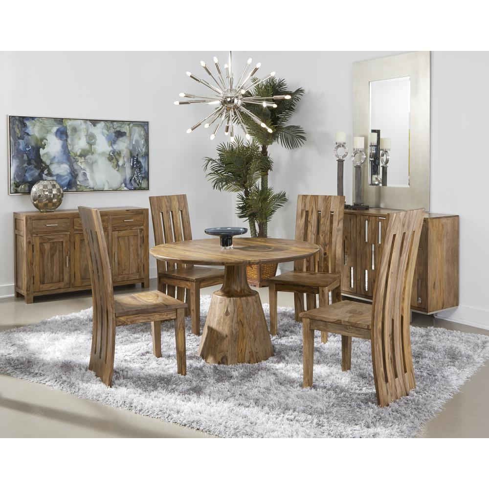 Brownstone Round Dining Table - 2 Cartons, 44625