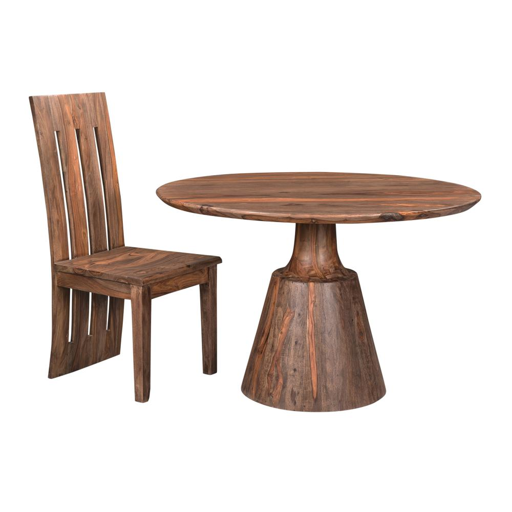 Brownstone Round Dining Table - 2 Cartons, 44625