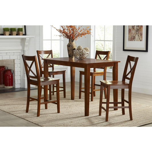 Simplicity Counter Height Dining Table - Caramel