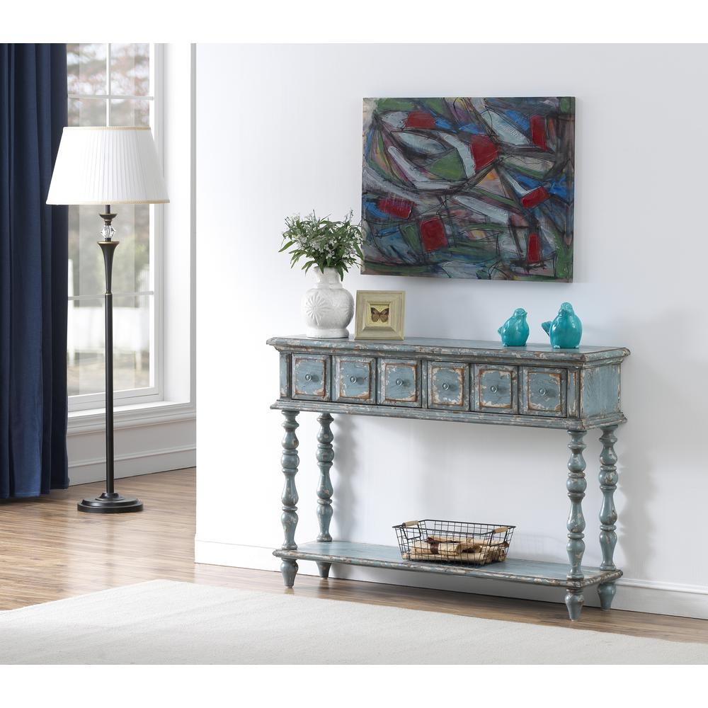 Two Drawer Console Table, 48161