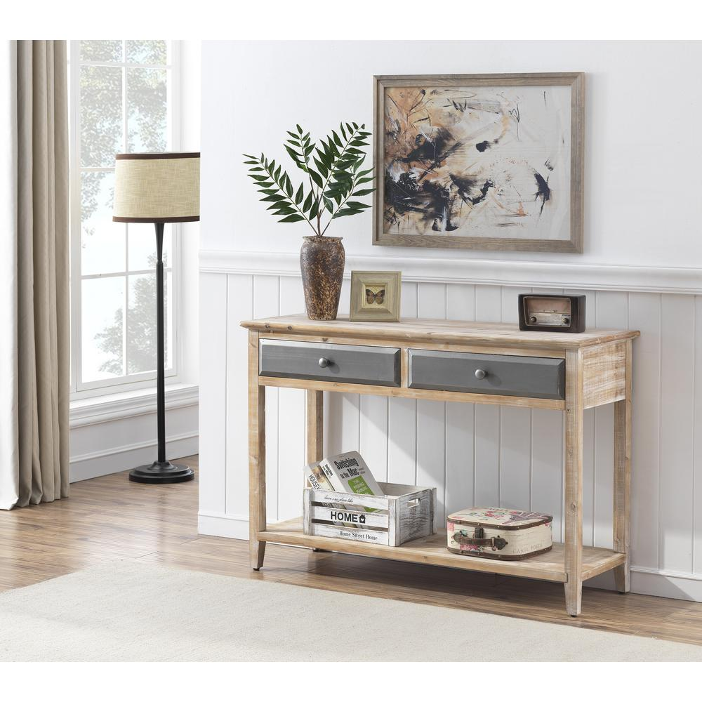 Bali Two Drawer Console, 55613