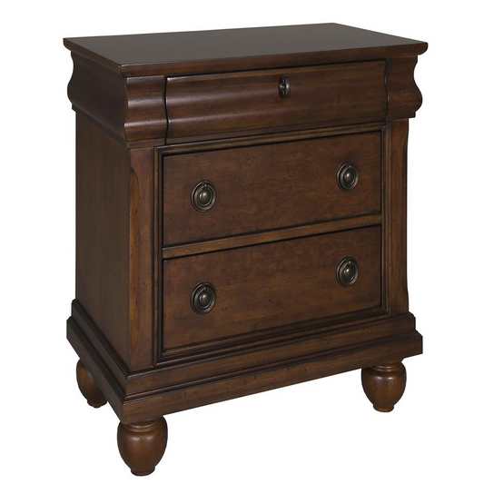 Night Stand, Rustic Cherry Finish