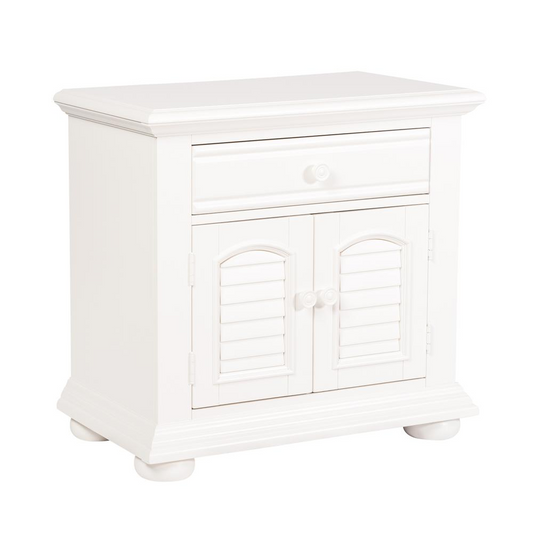 Night Stand, Oyster White Finish