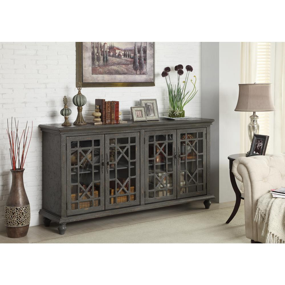 Four Door Media Credenza, 61711