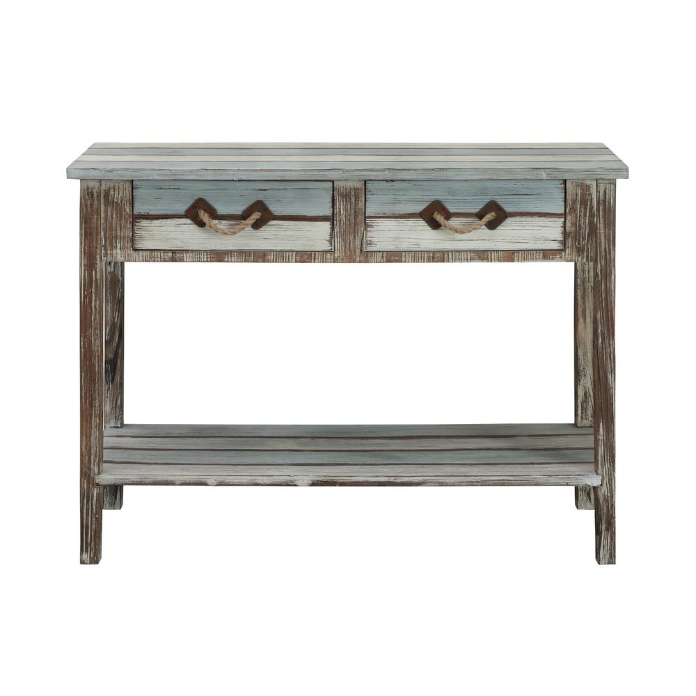 Two Drawer Console Table, 91747