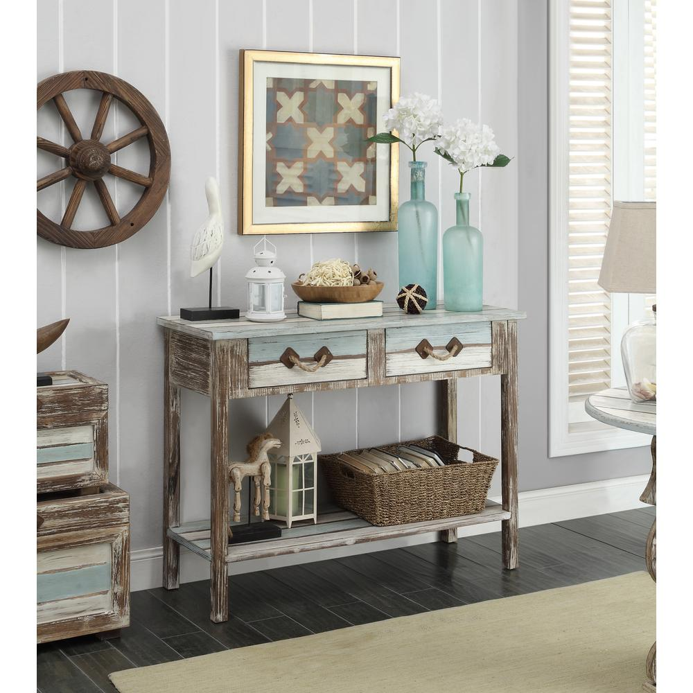 Two Drawer Console Table, 91747