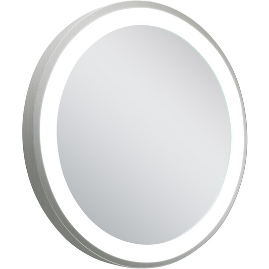 Wall Mount Aluminum LED Backlit Mirror in Aluminum Finish, AI-28698