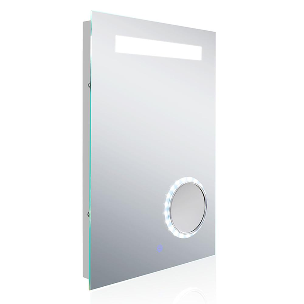 Wall Mount Aluminum LED Backlit Mirror in Aluminum Finish, AI-28695