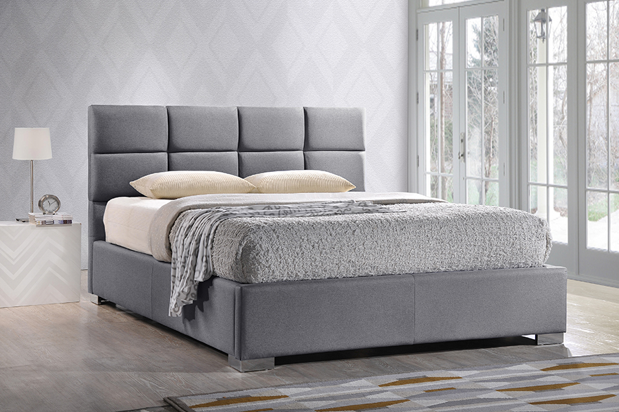 Sophie Grey Full Size Platform Bed