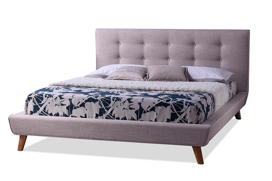 Jonesy Scandinavian Queen Size Platform Bed