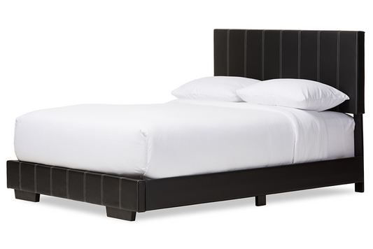Atlas Black Full Size Platform Bed
