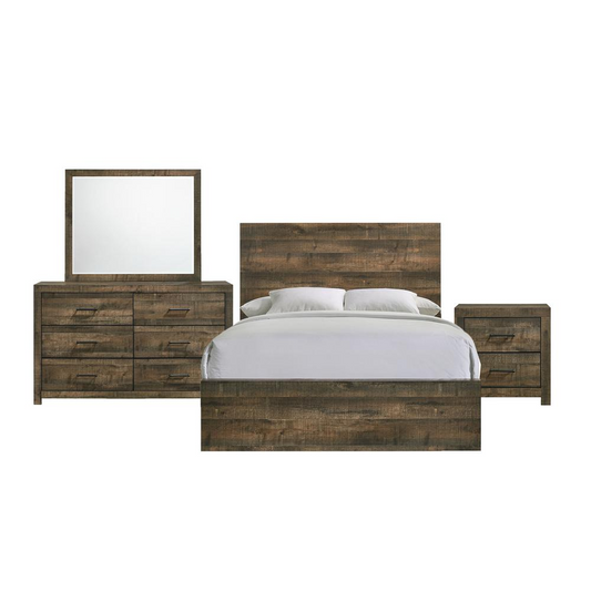 The Picket House Furnishings Beckett Full Panel 4PC Bedroom Set