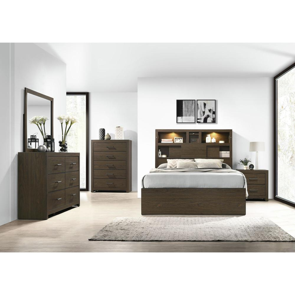 Picket House Furnishings Hendrix Queen Music 3PC Bedroom Set in Walnut