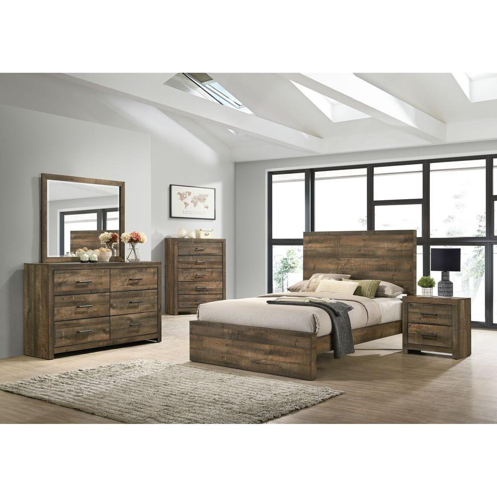 The Picket House Furnishings Beckett Full Panel 6PC Bedroom Set