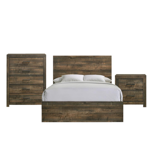 Beckett King Panel 3PC Bedroom Set