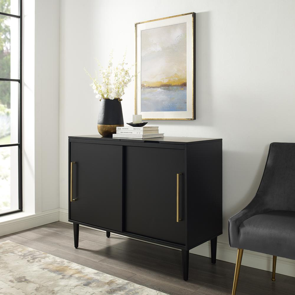 Everett Media Console Matte Black