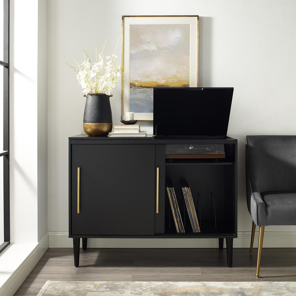 Everett Media Console Matte Black