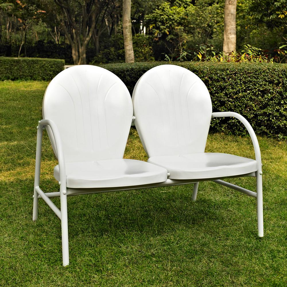 Griffith Outdoor Loveseat White