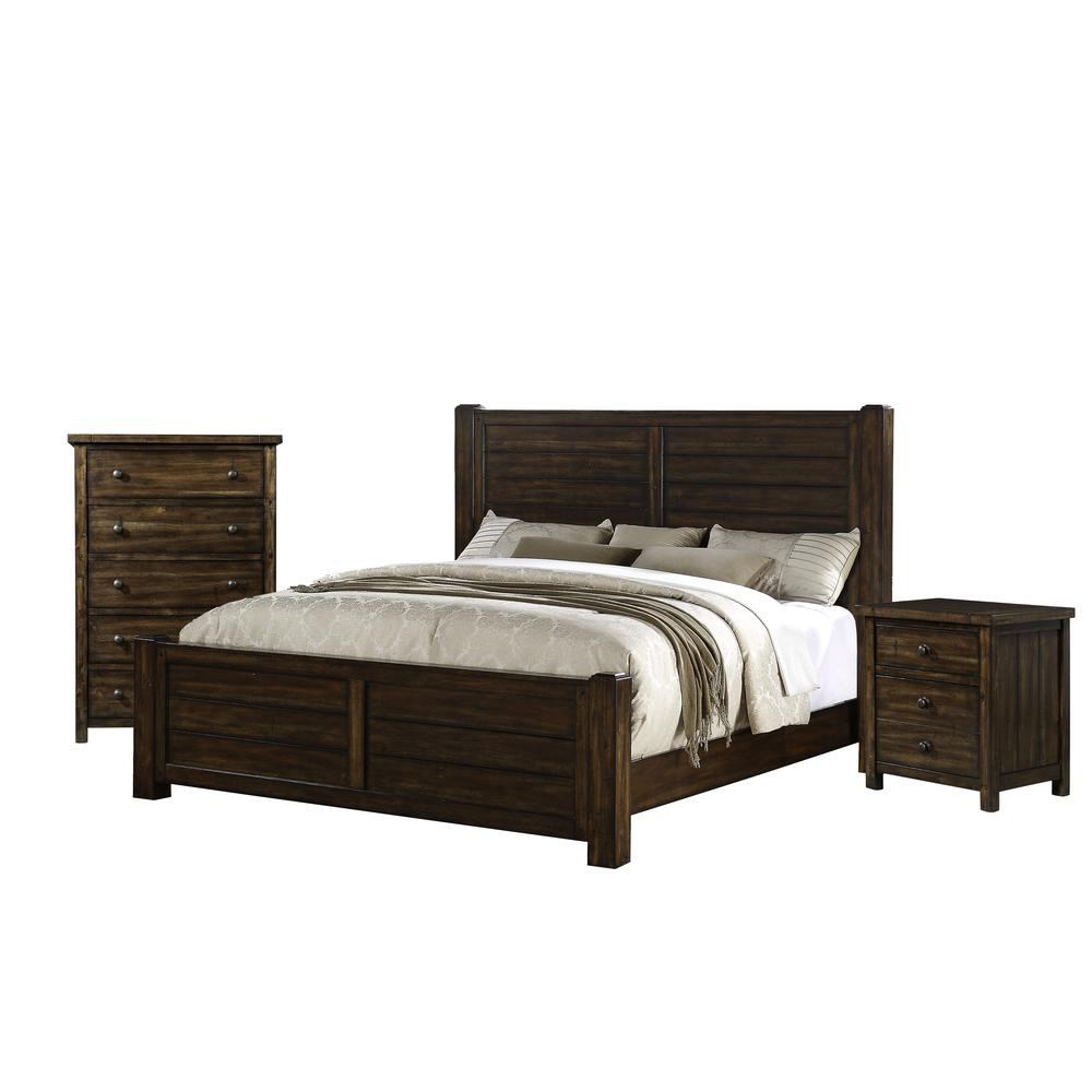 Danner King Panel 3PC Bedroom Set